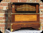 33-key barrel organ of Marc Hooghuys