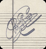 Vroege handtekening van Romain Charles Hooghuys